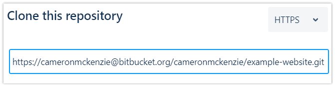 bitbucket push git URL